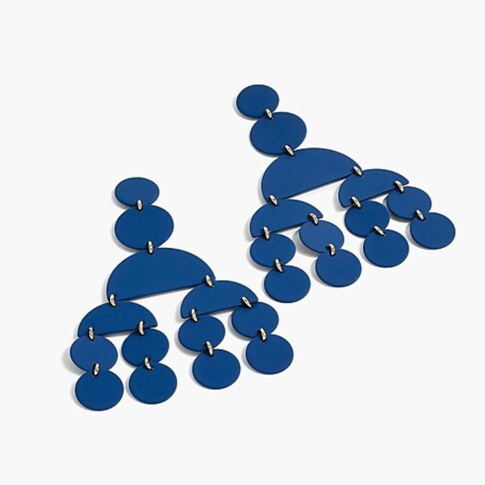 J. Crew Circle Statement Earrings